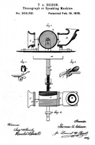 Edison Phonograph Patent