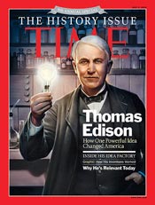 Thomas Edison on Time Magazine