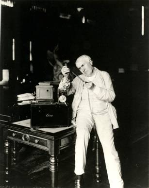 Thomas Edison's electric pen Stock Photo