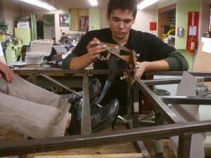 Installing the pedal mounting