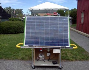 200 watt solar panel display