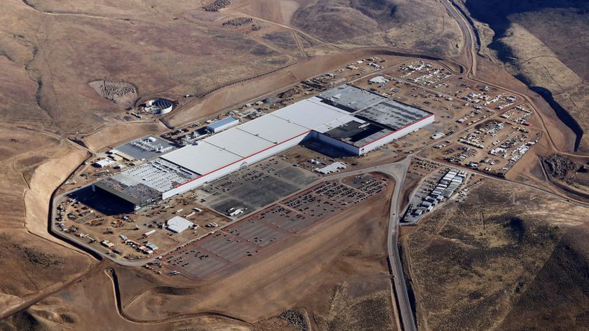 Gigafactory now about 30% complete, located in southern Nevada, will generate 4,000+ jobs.